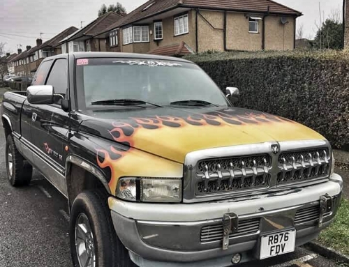 Flame car